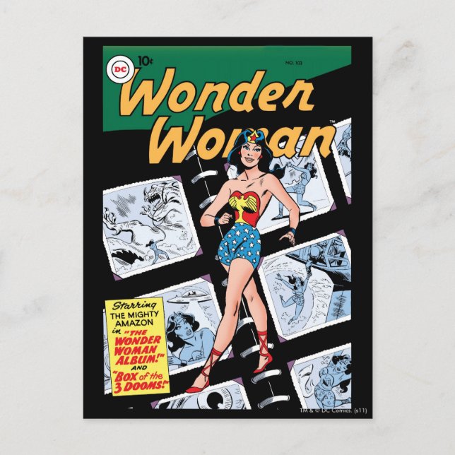 Wonder Woman Box of 3 Dooms Postcard (Front)