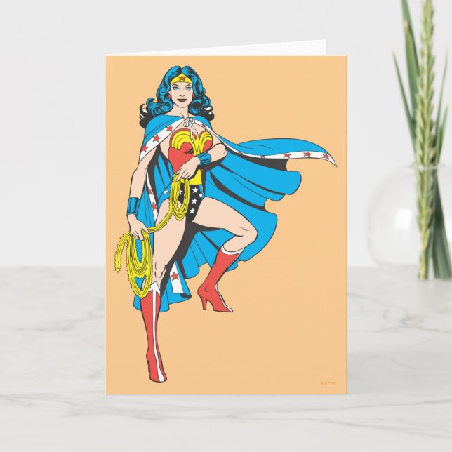 Wonder Woman Cape Card (Front)