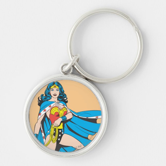 Wonder Woman Cape Key Ring (Front)