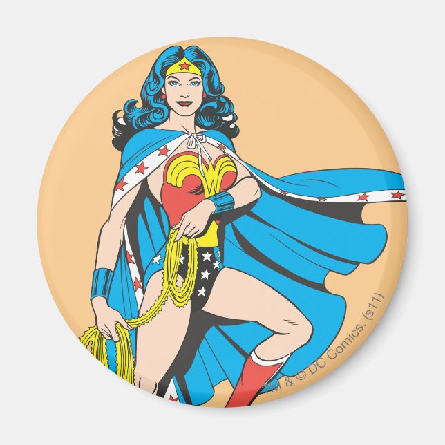 Wonder Woman Cape Magnet (Front)