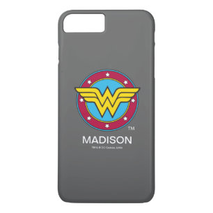 Wonder Woman Circle & Stars Logo Case-Mate iPhone Case