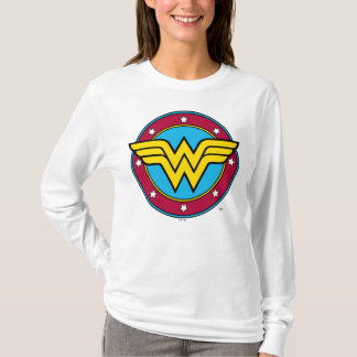 Wonder Woman | Circle & Stars Logo T-Shirt