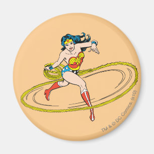 Wonder Woman Circled with Lasso Magnet