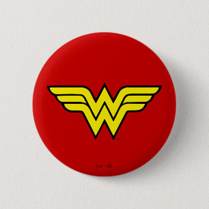 Wonder Woman Classic Logo 6 Cm Round Badge