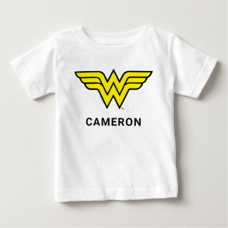 Wonder Woman | Classic Logo | Add Your Name Baby T-Shirt
