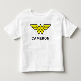 Wonder Woman | Classic Logo | Add Your Name Toddler T-Shirt