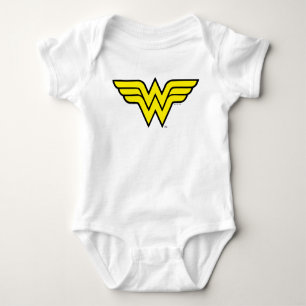 Wonder Woman   Classic Logo Baby Bodysuit