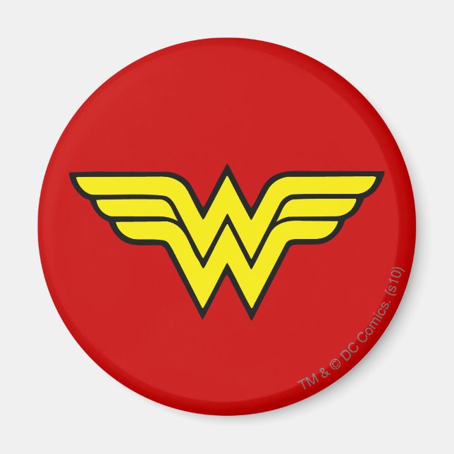 Wonder Woman | Classic Logo Magnet (Front)