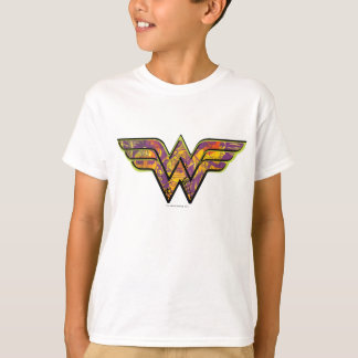 Wonder Woman Colourful Logo T-Shirt