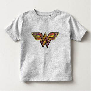 Wonder Woman Colourful Logo Toddler T-Shirt