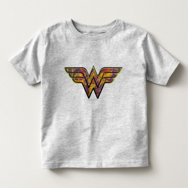 Wonder Woman Colourful Logo Toddler T-Shirt (Front)
