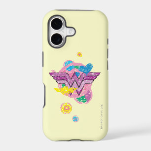 Wonder Woman Colourful Scribbles
