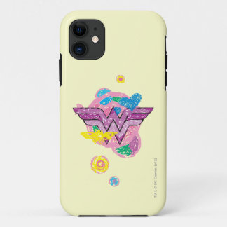 Wonder Woman Colourful Scribbles Case-Mate iPhone Case