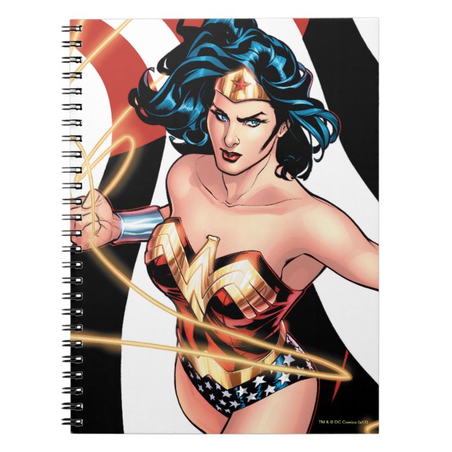 Wonder Woman Comic Cover #12 Spiral Notebook (Front)