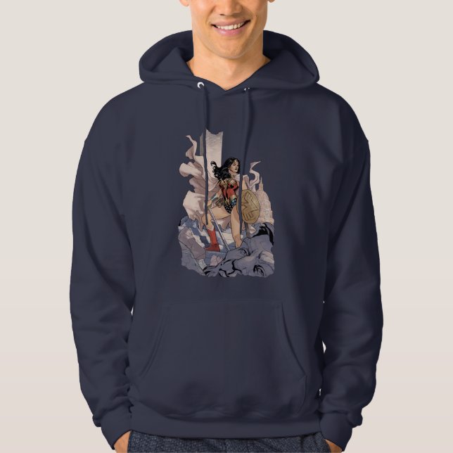 Wonder Woman Comic Cover #13 Graphic Hoodie (Front)