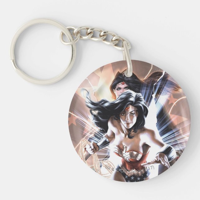 Wonder Woman Comic Cover  #609 Variant Key Ring (Front)