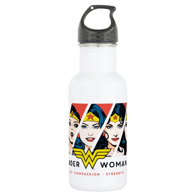 Wonder Woman Comic Evolution Graphic 532 Ml Water Bottle (Front)