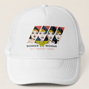 Wonder Woman Comic Evolution Graphic Trucker Hat