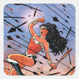 Wonder Woman Cover #1 Square Sticker