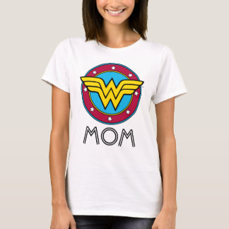 Wonder Woman | Custom Circle & Stars Logo T-Shirt