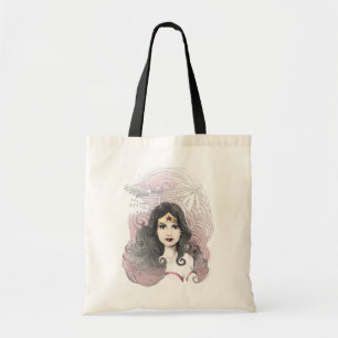 Wonder Woman Eagle and Trees Tote Bag
