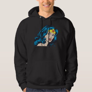 Wonder Woman Face Hoodie