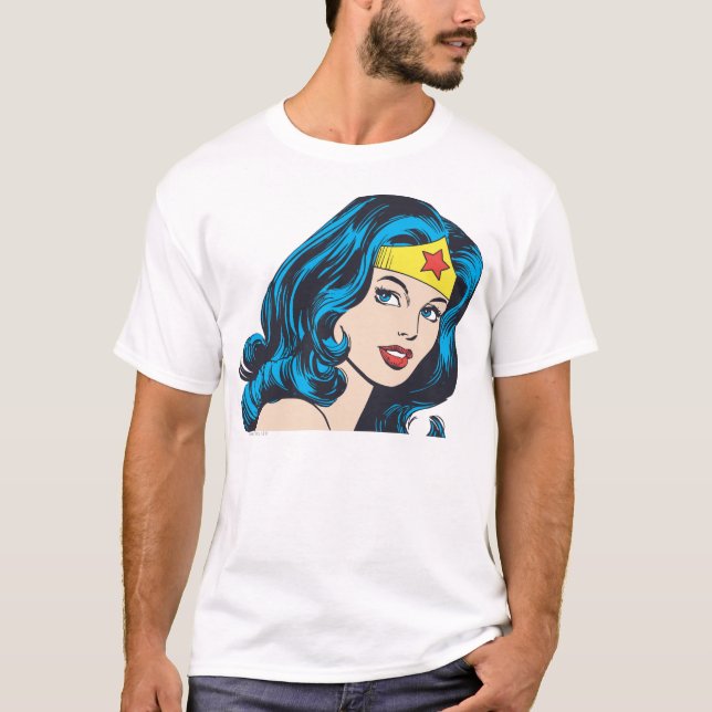 Wonder Woman Face T-Shirt (Front)