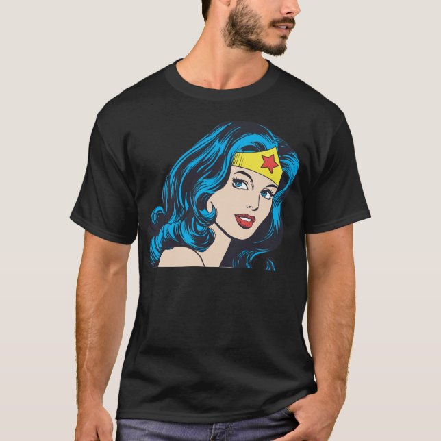 Wonder Woman Face T-Shirt (Front)