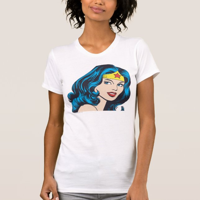Wonder Woman Face T-Shirt (Front)