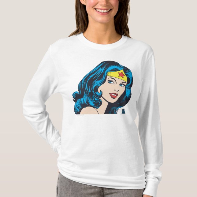 Wonder Woman Face T-Shirt (Front)