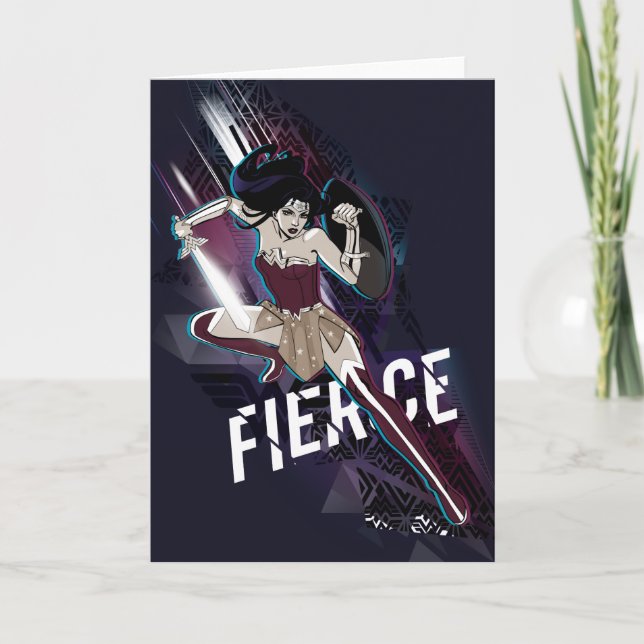 Wonder Woman - Fierce Card (Front)