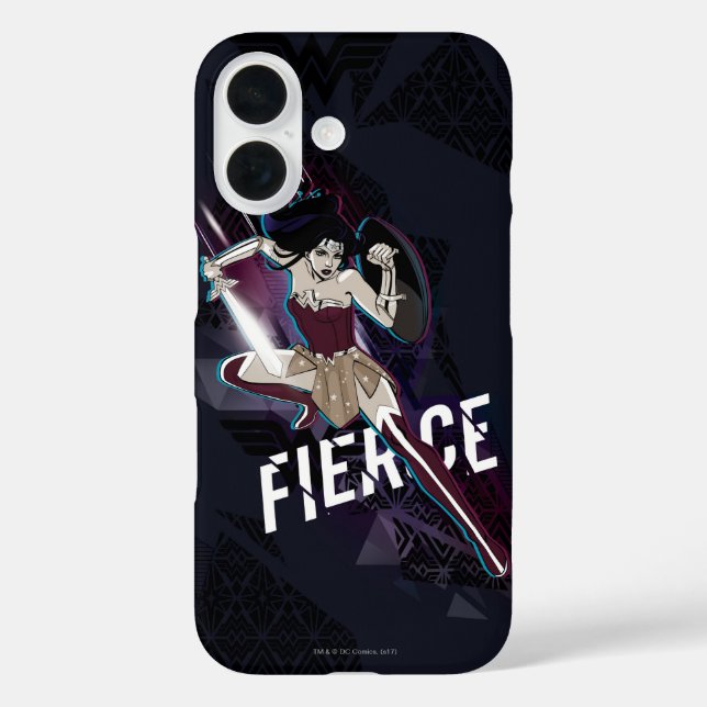 Wonder Woman - Fierce Case-Mate iPhone Case (Back)