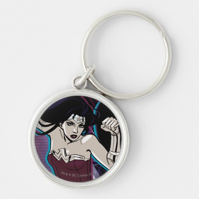 Wonder Woman - Fierce Key Ring (Front)