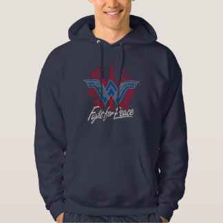 Wonder Woman Fight For Peace Symbol Hoodie
