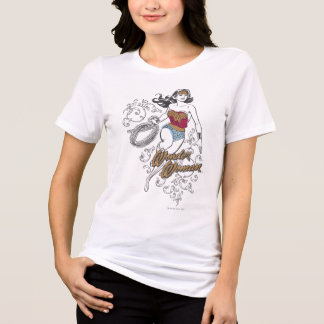 Wonder Woman Flourish Tri-Blend Shirt