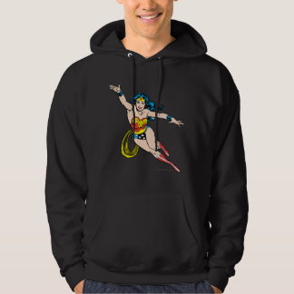 Wonder Woman Flying Forward Hoodie