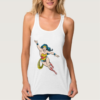 Wonder Woman Flying Forward Singlet