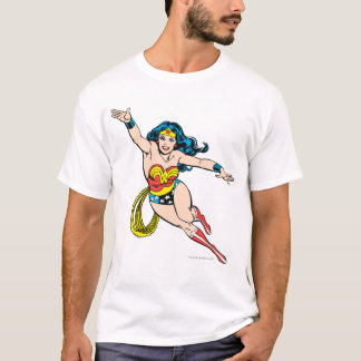 Wonder Woman Flying Forward T-Shirt