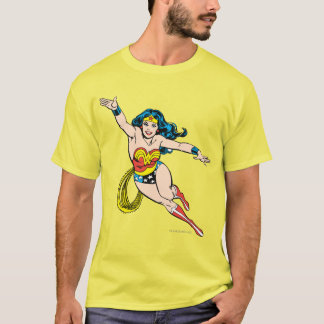 Wonder Woman Flying Forward T-Shirt