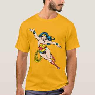 Wonder Woman Flying Forward T-Shirt