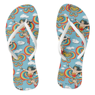 Wonder Woman Flying High Pattern Jandals