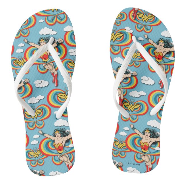 Wonder Woman Flying High Pattern Jandals (Footbed)
