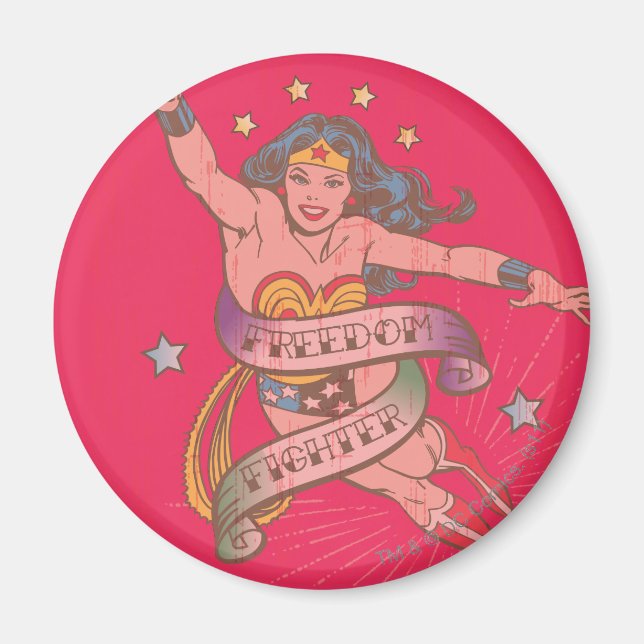 Wonder Woman Freedom Fighter Magnet (Front)