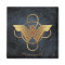 Wonder Woman Gold Symbol Over Lasso
