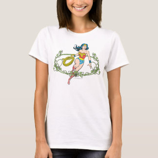 Wonder Woman Green Vines T-Shirt