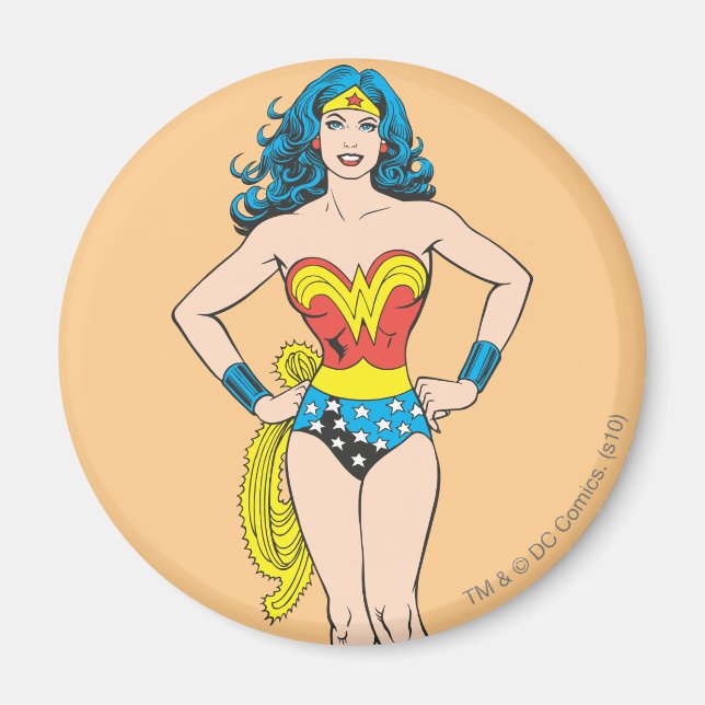 Wonder Woman Hands on Hips Magnet (Front)