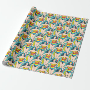 Wonder Woman Hands on Hips Wrapping Paper
