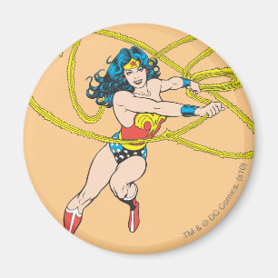 Wonder Woman Holds Lasso 1 Magnet