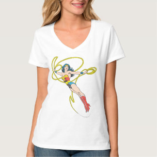 Wonder Woman Holds Lasso 4 T-Shirt