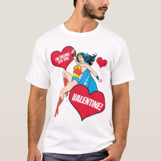 Wonder Woman | I'm Falling For You Valentine T-Shirt